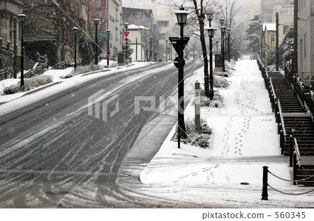 Walking around Hakodate · Snowing Fun Misaka 560345