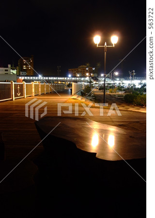 藍色海公園夜 563722