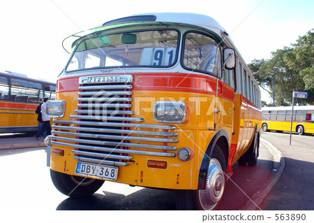 Yellow bus 5 in Malta Yellow bus 5 in Malta 563890