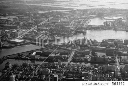 東京以上·航空照片昭和48 565362