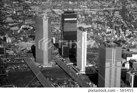 東京以上·航空照片昭和48 565455