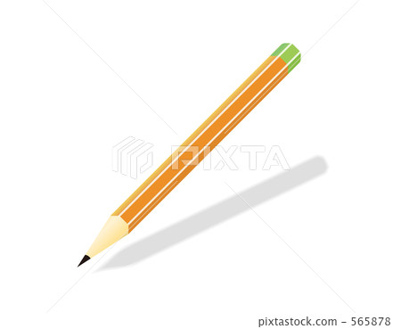 Pencil illustration icon Illustration material 565878