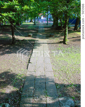 日吉神社武藏村山市石路面 日吉神社武藏村山市石路面 565986