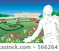 Statue of Austria Mozart and Schönbrunn Palace 566264