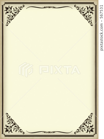 Antique decorative frame Antique decorative frame 567531