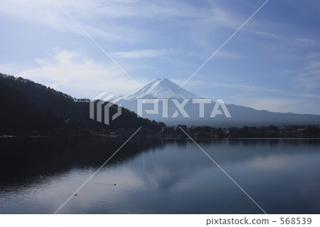 河口湖 湖泊 湖 568539