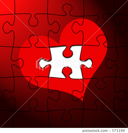 Heart and Jigsaw Puzzle 573199