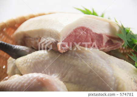 豬肉和雞肉 574781