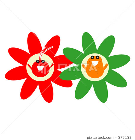 卡通人物 花朵 花 575152