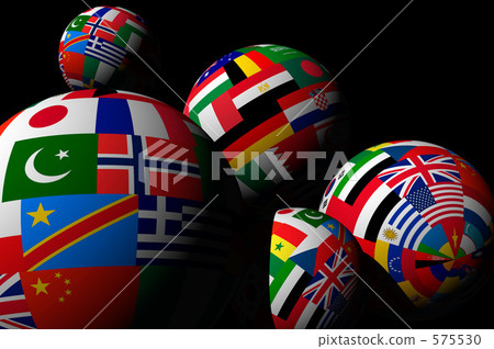 Flag's globe 575530