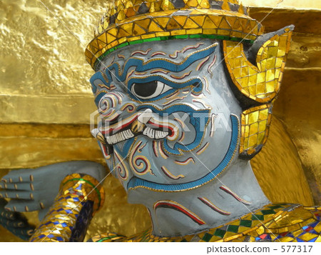 Demon figure of Bangkok Wat Phra Kaew Demon figure of Bangkok Wat Phra Kaew 577317