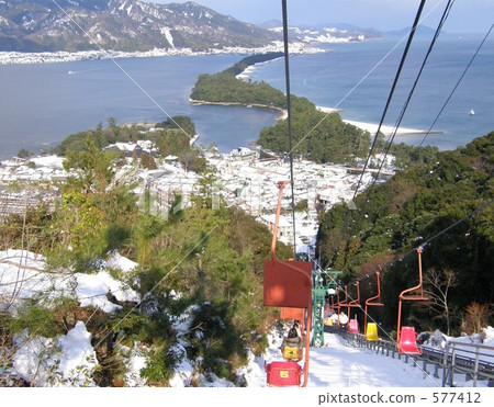 Amanohashidate Winterscape color amanohashidate 577412