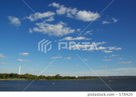 Potomac River and Washington Monument 578420