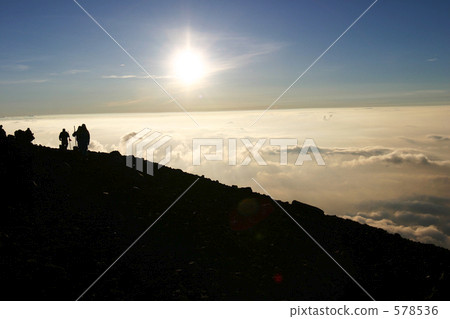 富士山晨光照片 富士山晨光照片 578536