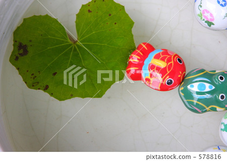 Floating goldfish pottery Floating goldfish pottery 578816