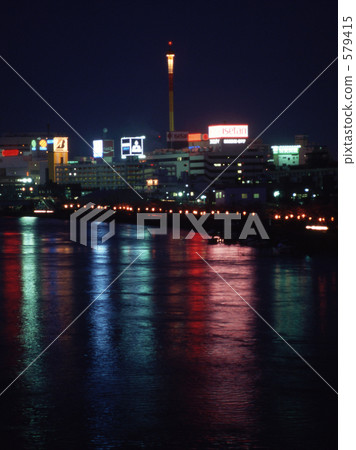 新潟市夜視圖 579415