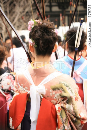 Sanjusangen-do Tsushiya ~ Kimono Tascie bow and arrow Sanjusangen-do Tsushiya ~ Kimono Tascie bow and arrow 579725