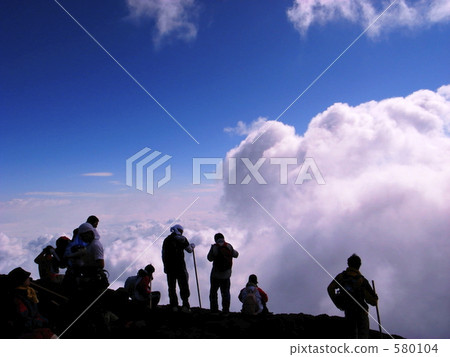 Mount Fuji cloud photo 580104
