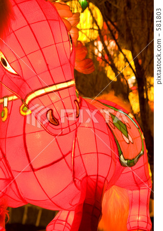 A horse motif found at the Lantern Festival 581803