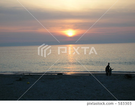 夕陽 日落 傍晚 583303