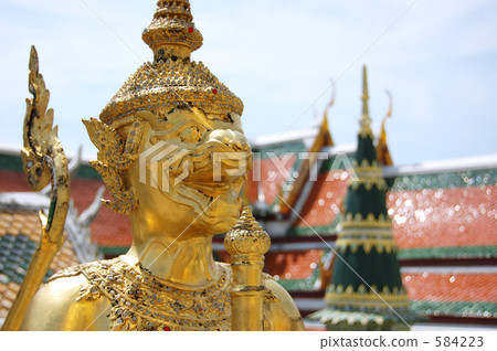 泰國宮殿寺廟曼谷玉佛寺 584223