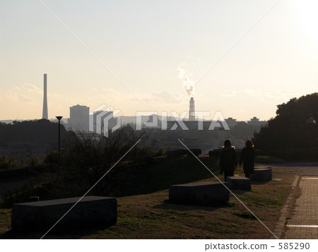 公園在黃昏 585290