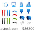 Illustration of business circulation 586200