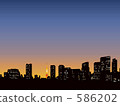 City illustration Night view 586202