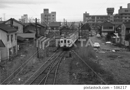 Railway Private Railway: Keihoku Electric Railway Mikuni Ashbara Line Showa 49 586217