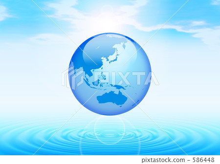 地球和溫暖的陽光橫向編輯 586448