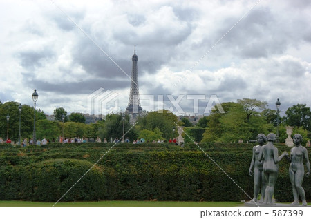 法國 埃菲爾鐵塔 巴黎鐵塔 587399