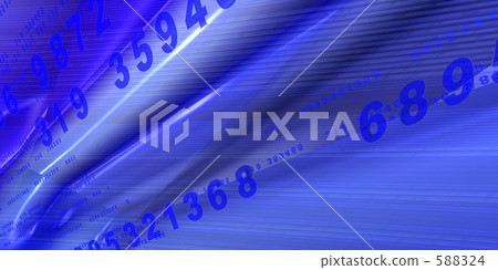 Blue number background Blue number background 588324