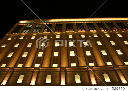 商業建築 點燈 夜景 589220