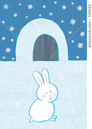 兔子在雪地裡 589944