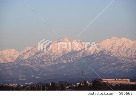 Sunset glow of the North Alps Sunset glow of the North Alps 590665