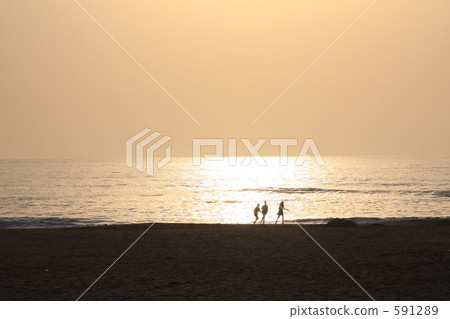 sandy beach, coast, seashore 591289