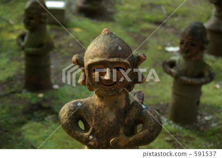 clay figure, haniwa, fencer 591537
