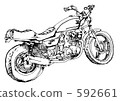 motorcycle, two wheeled vehicle, motorcycling 592661