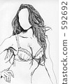 woman, lingerie, underclothing 592692