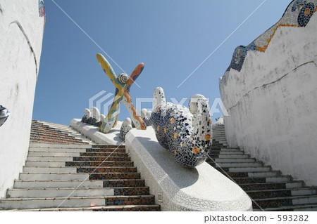 shimasupein-mura, stair, staircase 593282