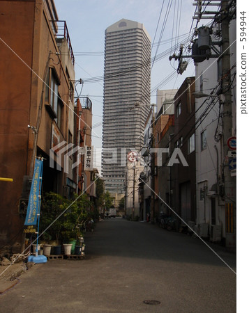 back street, lowcity, shitamachi 594944