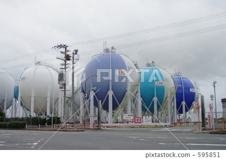 Several gas tanks Several gas tanks 595851