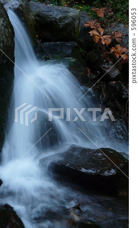 Flow of waterfall Flow of waterfall 596053