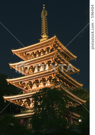 點燈 夜景 燈海 596484