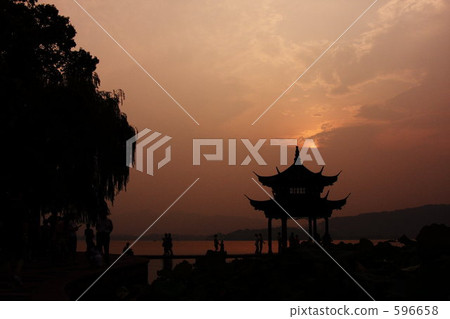 West Lake Evening landscape West Lake Evening landscape 596658