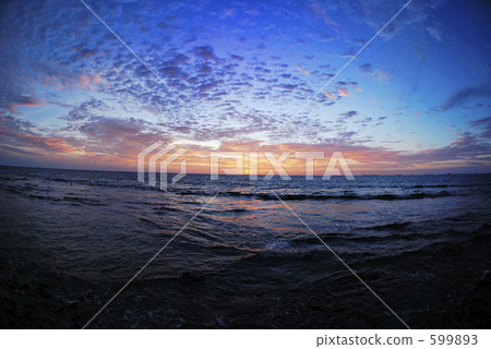 beach, sunrise, morning sun 599893