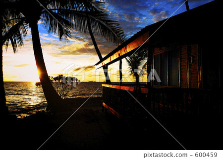 truk atoll, jeep island, sunrise 600459
