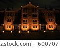 red brick, yokohama, lit up 600707