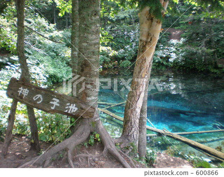 神子池 池塘 鹹水湖 600866