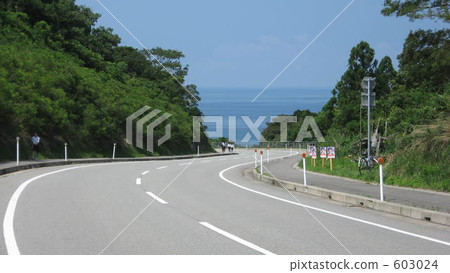road with a view of the sea, road, mountain trail 603024